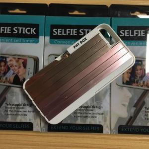 2016 new arrival bluetooth phone case with selfie stick for iphone 6/6s