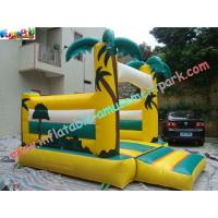 China Palm Tree Commercial Bouncy Castles Inflatable , Bouncer Jumper For Kids on sale