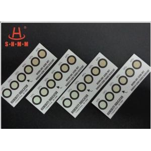 China Cobalt Free Humidity Indicator Strips Six Dots For Calligraphy From Brown To Azure supplier