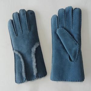 High quality Shearling Sheepskin Gloves sheepskin ladies leather gloves
