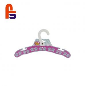China Woman  Clothes 15*15cm Compact Design With Plastic Handle Custom Cardboard Hangers supplier