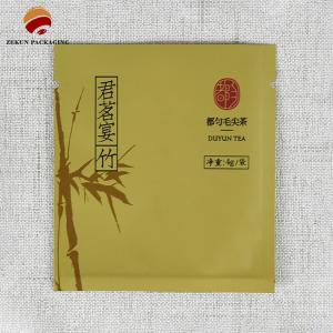 OEM Tea Plastic Pouch Puncture Resistant Custom Tea Bag Packaging