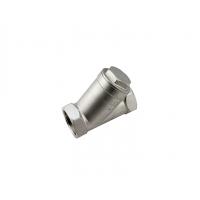 China PTFE Seat Stainless Steel Spring Check Valve 304SS Spring BSP End 316SS Angle Seated on sale