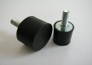 China Black High Elasticity Rubber Shock Mounts / Anti Vibration Machine Mounts wholesale