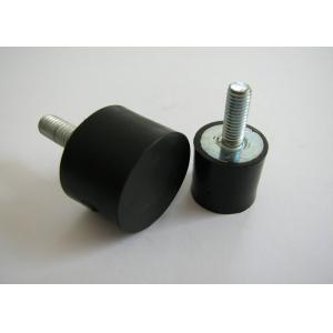 China Black High Elasticity Rubber Shock Mounts / Anti Vibration Machine Mounts supplier