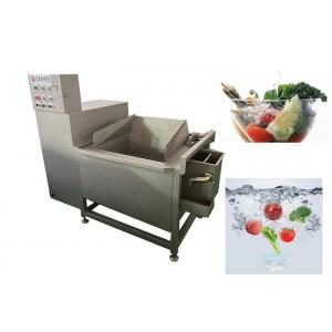 China 200KG/H Small Type Vegetable Fruit Washing Machine 304 Stainless Steel supplier