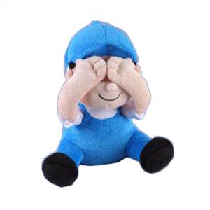 China Electronic Plush Toys Peek a boo Boy Brother plush toys supplier