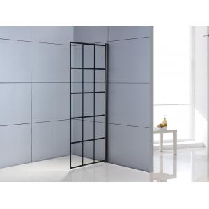 China Aluminum Frame Bathroom Shower Sliding Glass Doors 6mm supplier