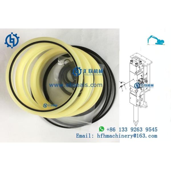 China Material hidráulico do plutônio do martelo D&A150 NBR do ADN de Kit For do selo do disjuntor de D&A 150V supplier