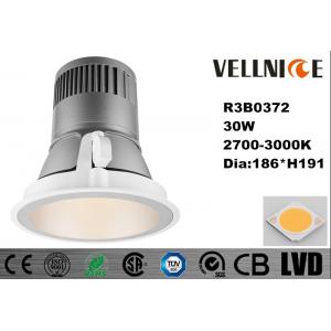 China Pure Aluminum Low Voltage LED Recessed Lighting for Commercial Lighting / Model Rooms IP20 30W/R3B0372 supplier
