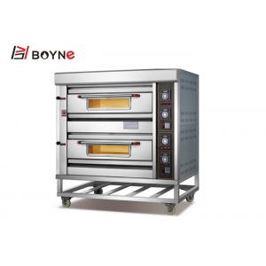 Four Plates 2 Deck 4 Trays Gas Oven For Bakery Bread Shop