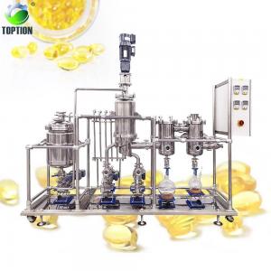 China Rice Bran Oil Molecular Distillation SS Vacuum Distillation Equipment supplier