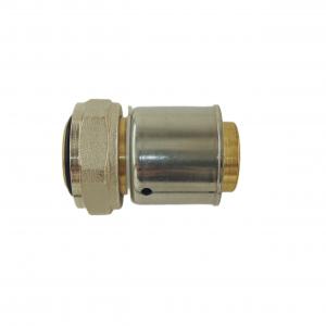 Compressing Brass Press Fittings For PEX Pipes with stainless steel sleeve