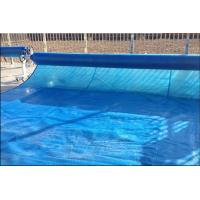 China Anti - UV 100um 200um Swimming Pool Solar Cover Blue Color PE Bubble Blanket Solar Pool Cover on sale
