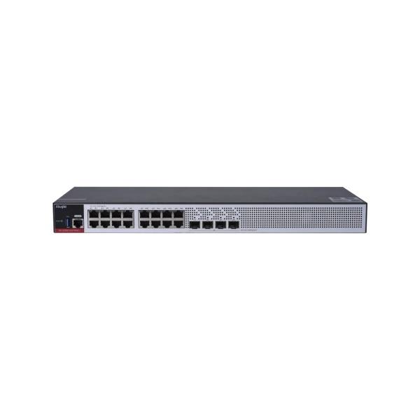 2.5G Uplink Fanless Ruijie Switch - 16 Port Gigabit Web Managed For Business / SMB
