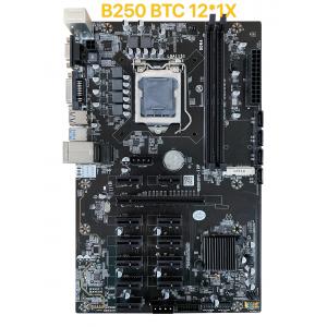 B250 Mining Motherboard BTC 12*1X PC1-E16X LGA 1151 DDR4 SATA3.0 Support