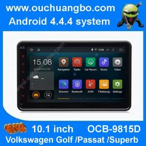 Ouchuangbo android 4.4 VW Caddy EOS Polo 10.1 inch big screen 3G WIFI USB free map 47 core