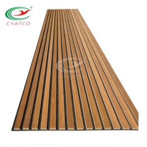 OEM Solid Wood Acoustic Wall Panels Mildewproof Eco Friendly