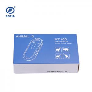 China Popular Microchip RFID Reader With Rechargeable Battery 134.2khz Read 15 Digit ID supplier