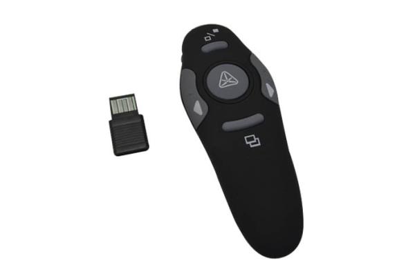 30 Feet Infrared Wireless USB Laser Pointer With 2.400GHz - 2.48GHz RF, 1mW Max RFOutput