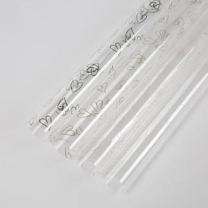 China Clear OPP Florist Cellophane Wrap Roll 58cm*58cm Florist Clear Wrapping Paper supplier