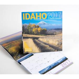 High - End Full Color Spiral Paper Wall Calendars With Custom Printing Pattern