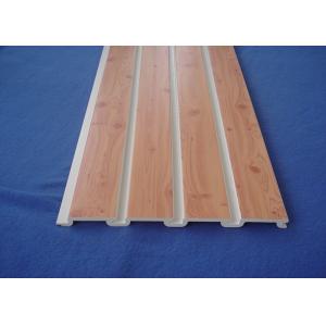 PVC Slatwall Panels For Shelves Plastic Storage Wall Panels