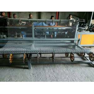 China 3 width Full Automatic Double Wire feeding Chain Link Fence making Machine supplier