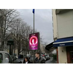 China Outdoor Light Pole SMD1921 P4 LED Advertising Billboard supplier