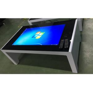 China Free Standing 55 Inch Touch Screen Computer Table Windows 7 Os Power Saving wholesale