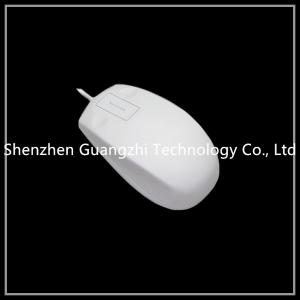 Rubber Wheel Wired Computer Mouse , Silicone Mouse For Game Consoles