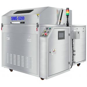 double-Station Rotation Spray Clean Machine  liquid spray wash, water rinse and hot air dry machine