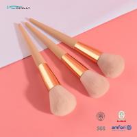 China OEM Individual Makeup Brushes Synthetic Hair Contour And Highlighter Brush on sale