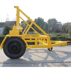 Cable Drum Trailer Jack 5Ton With Hand Brake and Air Brake for Cable Transportation