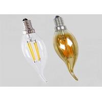 China Indoor Lighting Led Filament Lamp With Tail Glass Body Material Ac220 - 240v on sale