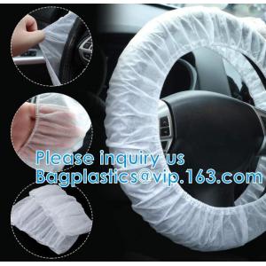 China Disposable Steering Wheel Cover Non-Woven Disposable Wheel Cover Anti-Slip Car Steering Wheel Cover Universal Breathable supplier