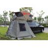 Auto camping roof tent use YKK zipper ripstop canvas roof top tent from Ningbo