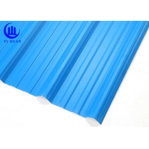 China Plastic Trapezoidal Waterproof PVC Roof Tiles for House Warehouse supplier