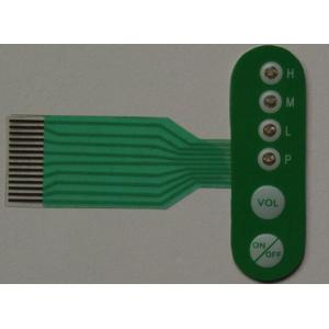 Eco Green PET / PC Single Membrane Switch / Metal Dome Membrane Switch