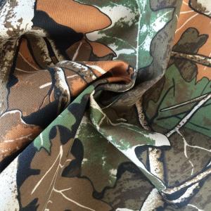 TC Twill Camouflage Fabric Custom Printed Design For Hunting Coat