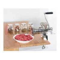 China W / 2 Cutting Plates Manual Meat Grinder  Stainless Steel 198lbs Per Minute #10 on sale