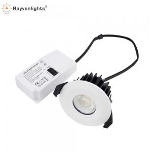  IP65 led fire rated bathroom downlights down lamps indoor lighting round recessed cob led downlight