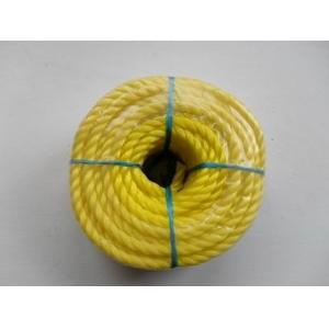 China 4mm 6mm 8mm 10mm 12mm 3-6 Strands Twisted PP Rope For Making Construction Safety Nets supplier