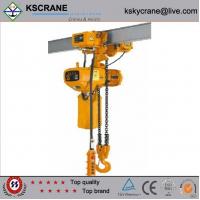 China Hot Sale 2ton Electric Chain Hoist With Monorail Trolley on sale