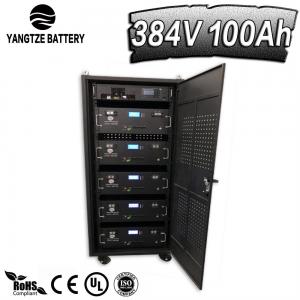 China 384V 200Ah High Voltage Lithium Battery Lifepo4 Li Ion HV 76kwh With Cabinet supplier
