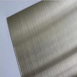 China 321 Hairline Stainless Steel Sheet Plate 316 304 Cold Rolled Steel Plates 2B Finished supplier