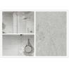 Light Grey Wall Glazed Porcelain Stoneware Tile 400*800mm Size Indoor