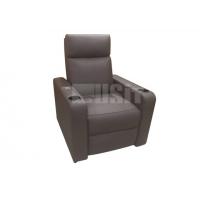 China Synthetic Leather Home Theater Recliner Chair With Cup Holder Storage on sale