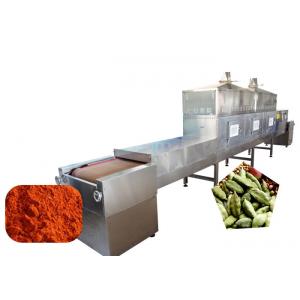 China Easy Operation 80KW Chili Peppers Microwave Vacuum Drying Machine supplier