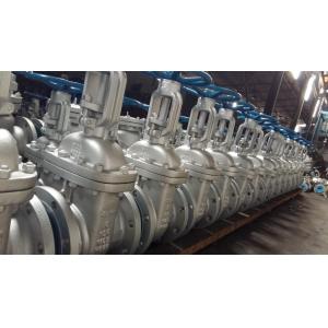 China Cast Steel Flanged Gate Valve Be Glass 300 LBS , Bolted Bonnet , O. S And Y With R.F supplier